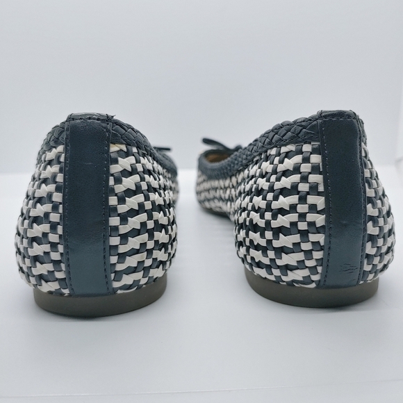 Talbots Olympia Open Weave Bi-Color Ballet Flats Sz 8 - Picture 4 of 8